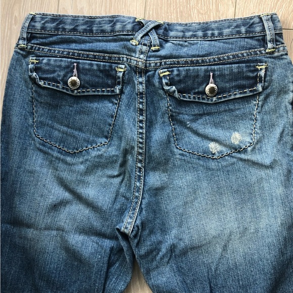 GAP Denim Y2K Straight Leg Blue Jeans Kids Size 12 Plus - Picture 14 of 14